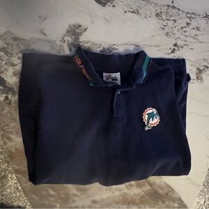 Majestic Navy Polo with Team Logo